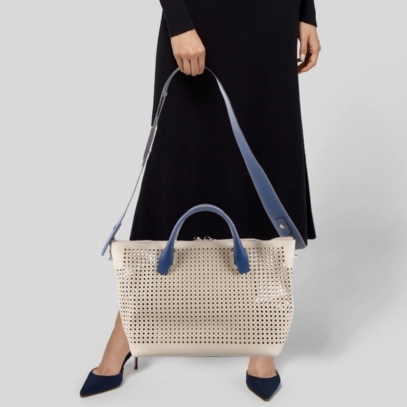 Perforated Chloe Tote Bag - Picture 2 of 5
